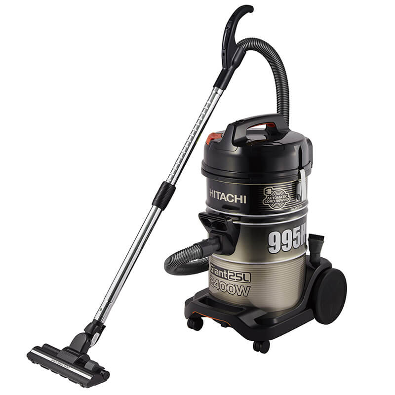 HITACHI Drum Vacuum Cleaner - 2400W - 25L